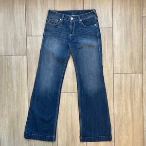 Ariat Trouser Jeans Womens 28R Bootcut Stretch Western Riding Denim 32 Inseam